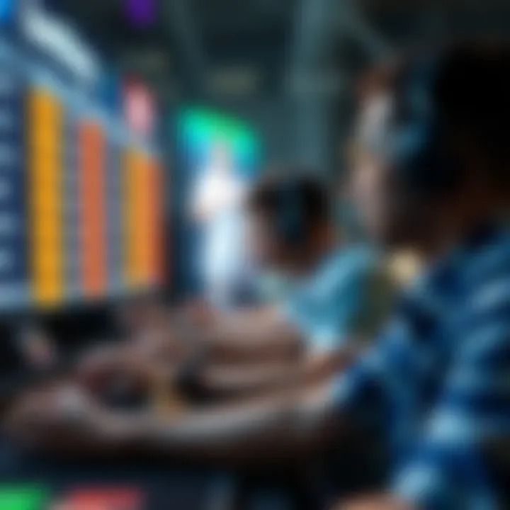 A visual representation of user engagement in betting